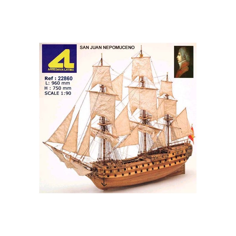 Artesania Latina Kit bateau bois 22860 San Juan Nepomuceno 1/90